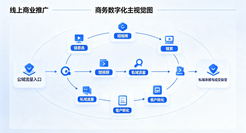 洋县线上商业推广怎么做？全域流量闭环搭建与低成本转化实战指南